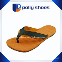 New Men′s Prints Orange Grey Flip Flop Sandals